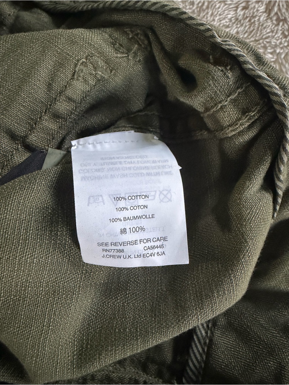 NWT J. Crew Foundry Pant Herring Spanish Moss - Picture 12 of 13